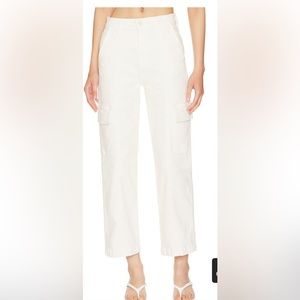 Mother The Rambler Cargo White Jeans